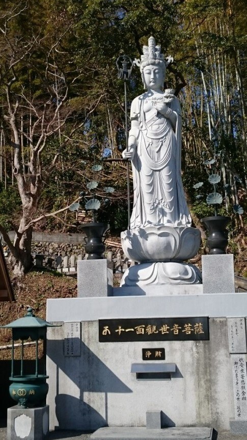 禅師峰寺 十一面観世音菩薩石像