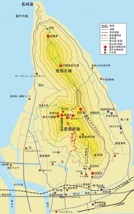 屋島地図