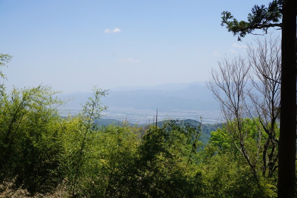 大瀧寺 大滝山から吉野川の景色