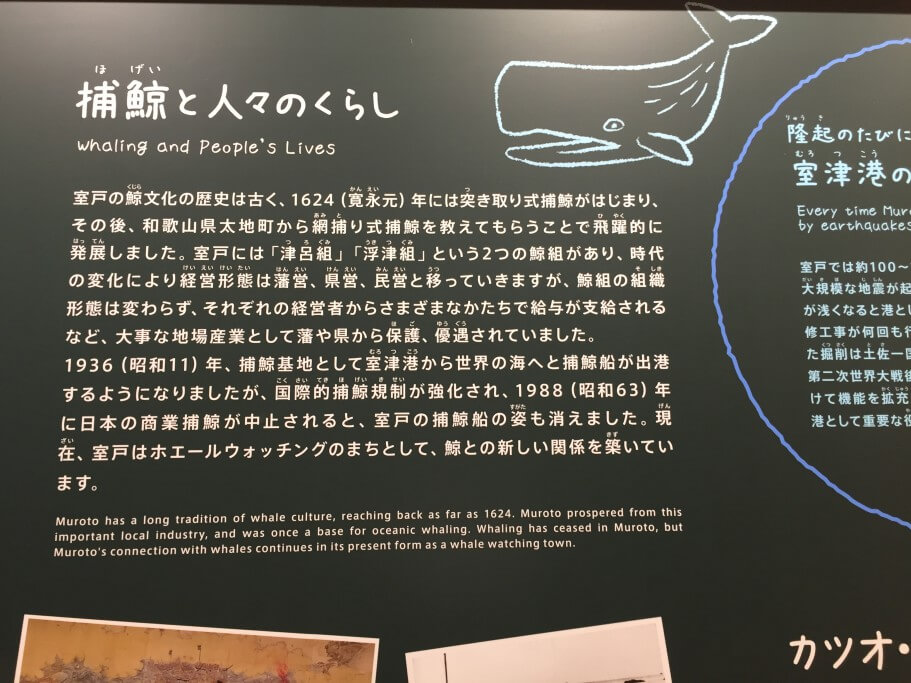 室戸世界ジオパークセンター 捕鯨