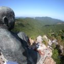 ミニベロ遍路 太龍寺舎心ヶ嶽の大師像と眺望