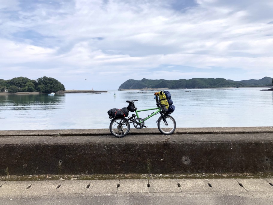 自転車遍路 牟岐町〜室戸岬の海