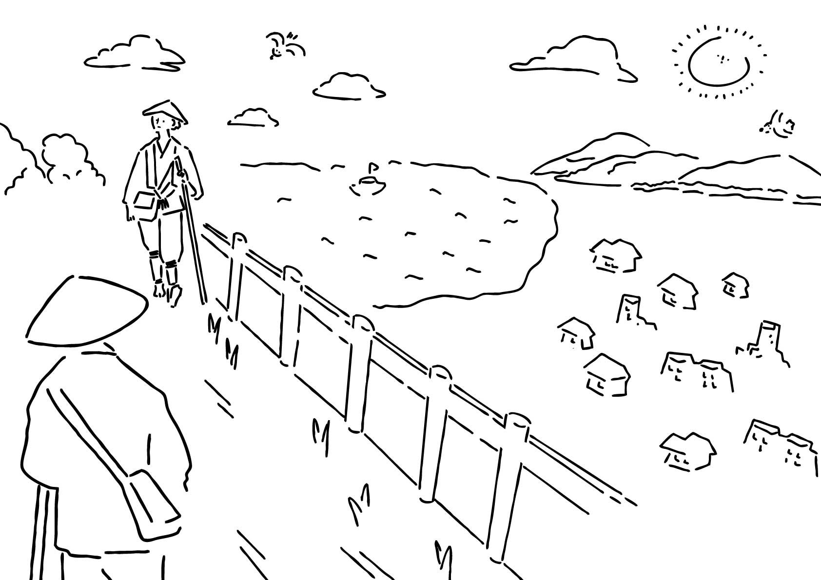 四国遍路情報サイト 四国遍路 1110 イラスト配置