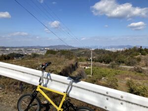 仙遊寺への道と眺望