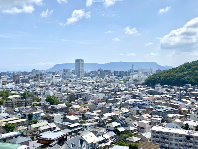 屋島_高松市中心市街地