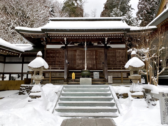 雲辺寺_雪景色