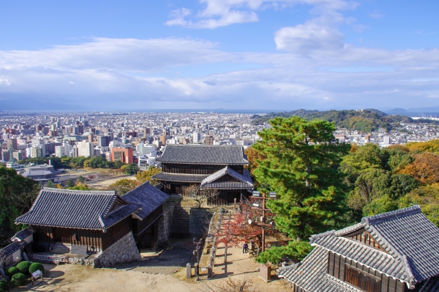 松山城_天守_眺望