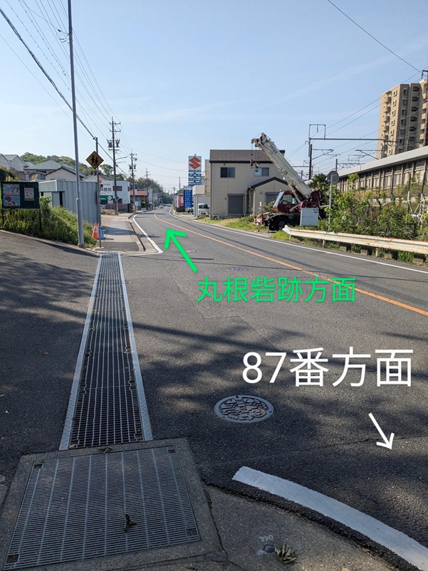 知多四国霊場87番札所長寿寺_県道50号線