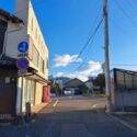 丸亀城外濠跡近く標石