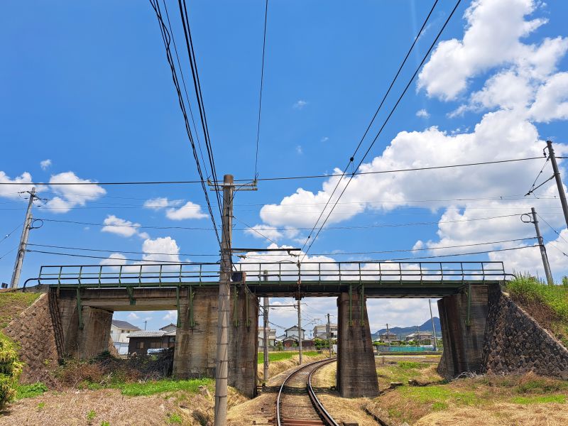 琴平駅近く鉄道立体交差_3路線
