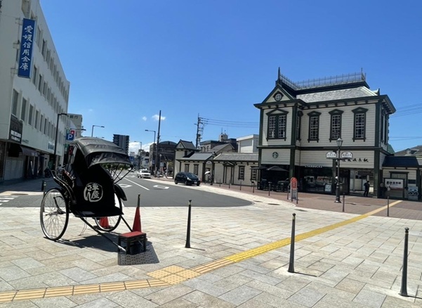 道後温泉駅_人力車