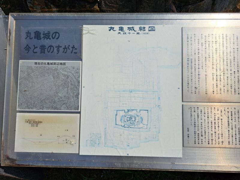 外濠緑道公園_丸亀城郭図