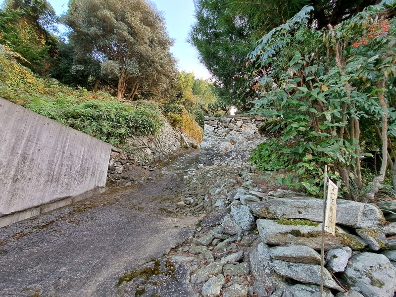 土佐北街道遍路道の合流地点_街道出入口