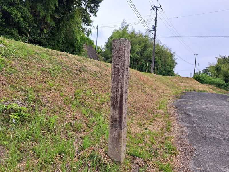 仲多度郡三豊郡郡界石_右面